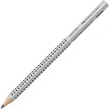 Faber-Castell Bleistift Jumbo Grip 12 St. 3,80 mm Silber