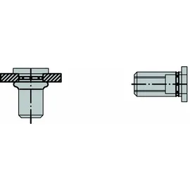GESIPA Blindniettechnik GmbH PolyGrip Blindnietmuttern Mini-Pack Alu M 8 x 11 x 20