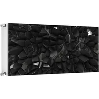 Tmk artdeko Magnet Heizkörperverkleidung Heizkörperabdeckung Heizung 120x60 cm Schwarz