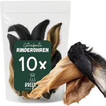 Hunde Helden Rinderohren mit Fell 10 Stück