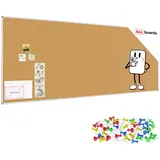 ALLboards Pinnwand 300 x 120 cm Braun