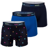 Happy Shorts Herren Boxershort 3er Pack