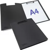 Rapesco RAPESCO® Klemmbrettmappe Germ-Savvy 1641 DIN A4 schwarz Kunststoff, 1 St.