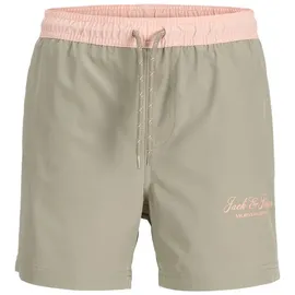 JACK & JONES Maui Archive Badeshorts grau 152