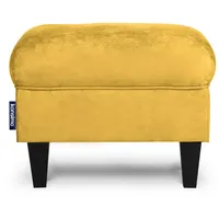 Konsimo Hocker Miles 55 x 42 x 40 cm Gelb