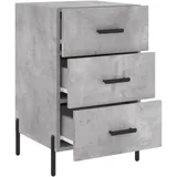vidaXL Nachtschrank Betongrau 40 x 40 x 66 cm Holzwerkstoff