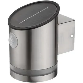 ChiliTec Solarleuchte Edelstahl 12,8 cm inkl. PIR Bewegungsmelder weiß
