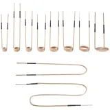 Vevor 10-tlg. magnetische Induktionsheizspule, Mini Heizspulen Set mit Flexibilität & langer Lebensdauer, zum Entfernen von rostigen Schrauben & Muttern, 8 Spulen + 1 U-förmige + 1 freie Form