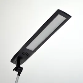 LINDBY LED Tischlampe 'Felipe' Dimmbar (Modern) in Alu 1-flammig Arbeitszimmerleuchte