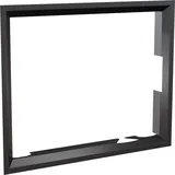 Kratki Stahlrahmen für Nadia 10 Kamineinsatz | links | BLENDA/NADIA/10 - Schwarz