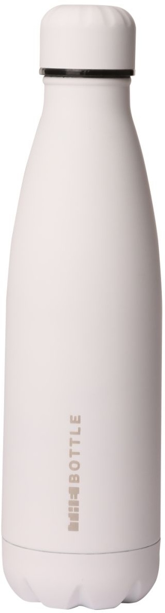 Xanadoo Edelstahl-Trinkflasche Weiß Rubber Haptik 500ml