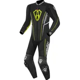 Arlen Ness Losail 1-Teiler Lederkombi, schwarz-gelb, Größe 60 für Männer