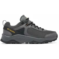 Columbia Trailstorm Ascend Waterproof, wasserdichte Trekking- und Wanderschuhe mit niedrigem Bund, Dark Grey/Golden Yellow, - 45 EU