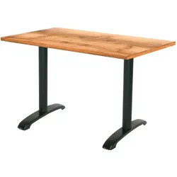 Restootab Tisch Bazila 120x70cm - Modell Heller Tanin