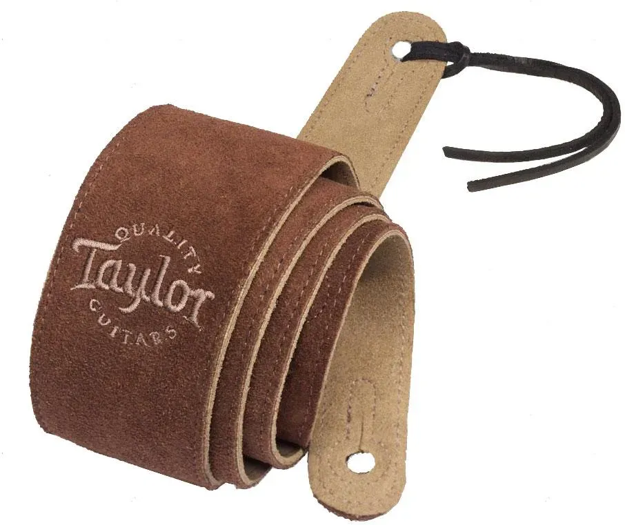 Taylor Suede Logo Strap Chocolate