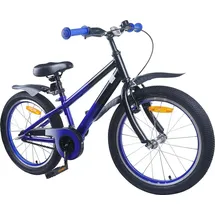 vidaXL Kinderfahrrad 18 Zoll blau/schwarz