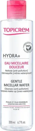 Topicrem Hydra+ Sanftes Mizellenwasser Empfindliche Und Trockene Haut Flasche 200ml
