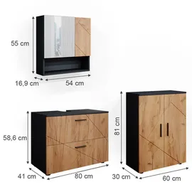 Vicco Irma 80 cm anthrazit