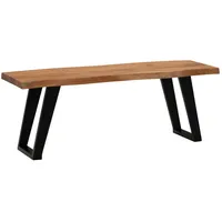 Wohnling Gaderobenbank ca. 120x40x45,5cm Akazie Echtholz
