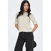Only ONLELMA POLO S/S CARDIGAN KNT NOOS Beige M