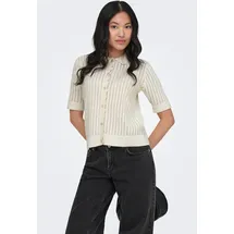 Only ONLELMA POLO S/S CARDIGAN KNT NOOS Beige M