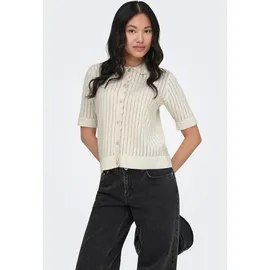 Only ONLELMA POLO S/S CARDIGAN KNT NOOS Beige M