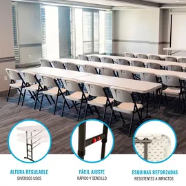 Lifetime Klapptisch Lifetime Weiß