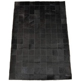 generisch KUHFELL Teppich SCHWARZ Patchwork 100 x 150 cm Fell Teppich VON KUHFELLE online