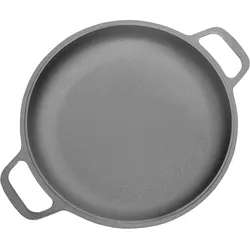 BIOL 20 cm Deckel-Bratpfanne aus Gusseisen Universaldeckel Servierpfanne Induktion