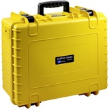 B&W International Outdoor Case Type 6000 gelb + Schaumstoff