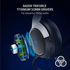 Razer Kaira Pro HyperSpeed (PS License) Gaming Headset - Schwarz/Weiß