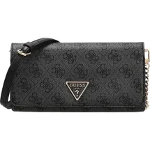 GUESS Noelle Xbody Flap Organizer Coal Logo