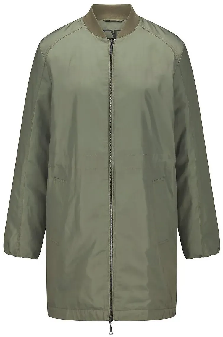 Long-Jacke Blousonkragen BASLER grün, 46