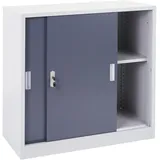 Mendler Boston Aktenschrank 90 x 90 x 45 cm grün