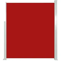 vidaXL Seitenmarkise 160 x 300 cm Rot Polyester