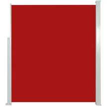 vidaXL Seitenmarkise 160 x 300 cm Rot Polyester