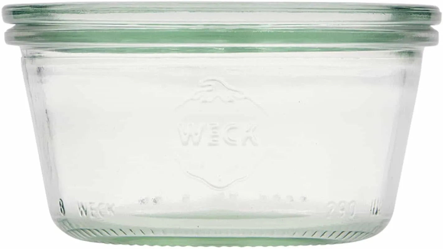 290 ml Vasetto WECK Dritto, vetro, imboccatura: bordo rotondo