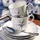 Villeroy & Boch Vieux Luxembourg Cappuccinotasse 0,24 l Weiß-Blau 6 St.