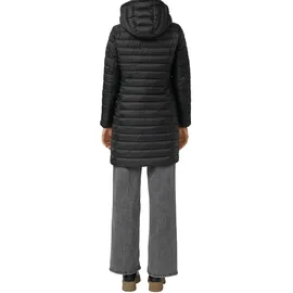 s.Oliver Slim Fit Steppmantel mit abnehmbarer Kapuze, Black, 40