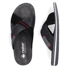 Rieker Pantolette Grau/Schwarz 40