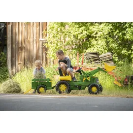 Rolly Toys rolly toys® »rollyJunior John Deere mit Lader und Trailer«, Made in Europe Made in Germany, grün