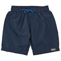 Sterntaler Badeshorts Uni – UV-Schutz 50+ Schwimmhose – Jungen Beachwear schnelltrocknend – Kinder Badehose mit Kordelzug und Windeleinsatz bis Größe 86/92 – Marine, Größe 80 - 80