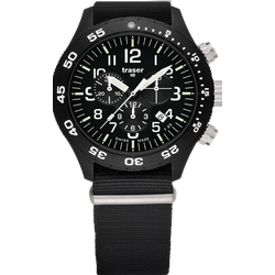 Traser H3 Active Lifestyle Collection P67 Officer Chronograph Pro 102355 - schwarz - 46mm