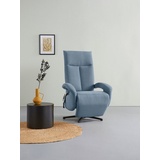 Places of Style TV-Sessel Birkholm, wahlweise manuell, mit zwei Motoren oder mit Akku oder mit 2 Motoren blau 74 cm x 117 cm x 85 cm