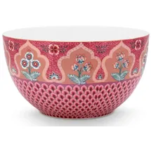Pip Studio 51003196 Flower Festival scallop deco Bowl dark pink 18 cm (1 Stück)