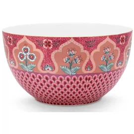Pip Studio 51003196 Flower Festival scallop deco Bowl dark pink 18 cm (1 Stück)