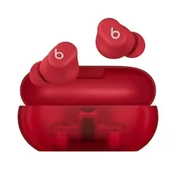 Beats Solo Buds True Wireless In-Ear Kopfhörer Transparent Red