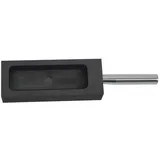 LLF Gold Silber Graphit Ingotform Schmelzguss Veredelung mit Metallstange - 1kg