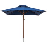 anndora Sonnenschirm 300 x 300 cm blau