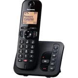 Digitales schnurloses Telefon KX-TGC260 von Panasonic: 18-Minuten-Anrufbeantworter, spezielle Taste zum Blockieren von Anrufen, gut lesbares Punktmatrix-Display und Freisprecheinrichtung